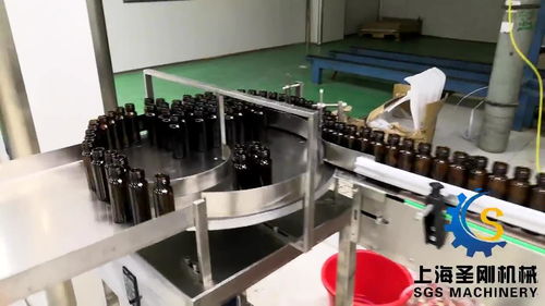 上海圣刚机械 50ml枸杞汁口服液灌装机与不干胶贴标机的优势与应用